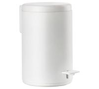 ZONE DENMARK Rim-Pattumiera a Pedale, 3 Litri, Colore: Bianco, Alluminio Acrilonitrile butadiene stirene, 22 cm