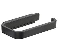 ZONE DENMARK Rim-Porta Carta igienica, 14,6 x 8,4 x 2 cm, Colore: Nero, Standard