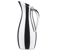 Zone Denmark Rocks - Caraffa per acqua da 1 l, in acciaio inox, diametro 12 cm, altezza 30 cm, 1 litro, acciaio lucido