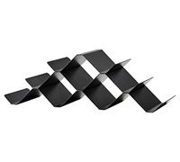 Zone Denmark Rocks - Scaffale per vino, 51,3 x 20 x 16,9 cm, colore: Nero