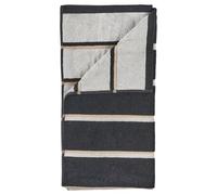 ZONE DENMARK Sauna - Asciugamano da bagno, 50 x 100 cm, 100% cotone, molto assorbente e ad asciugatura rapida, asciugamano da bagno/asciugamano da sauna, super morbido, nero/grigio chiaro/cammello
