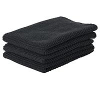 Zone Denmark, set di 3 asciugamani per la cucina, al 100% in cotone Zone Black