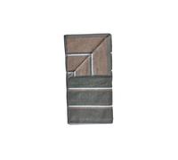 ZONE DENMARK Telo doccia SAUNA 70x140cm Olive Green/Taupe Blue Flog oliva