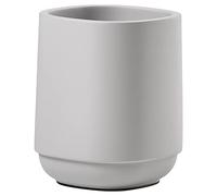 Zone Denmark Time - Bicchiere portaspazzolino da bagno, diametro 8 cm, altezza 9,8 cm, colore: Grigio