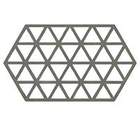 Zone Denmark, Triangles - Sottopentola in silicone, 24 x 14 cm, colore: Tortora