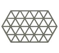 Zone Denmark, Triangles - Sottopentola in silicone, 24 x 14 cm, colore: Tortora