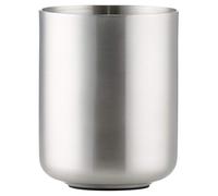 Zone Denmark Portaspazzolino Ume in acciaio inox, diametro 8,3 cm, altezza 10,3 cm