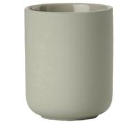 Zone Denmark Ume - Bicchiere portaspazzolino in grè/ceramica, bello e pratico, diametro 8,3 cm, altezza 10,3 cm, verde eucalipto