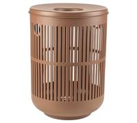 Zone Denmark Ume - Cesto portabiancheria con coperchio, diametro 40 cm, altezza 54 cm, colore: Terracotta