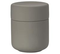 Zone Denmark Ume - Contenitore per cosmetici in ceramica con coperchio, diametro 8,3, altezza 10,3 cm, colore: tortora