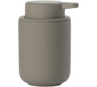 ZONE DENMARK Ume Dispenser di Sapone 8,3 x 12,8 cm, 0,25 Litri, Tortora, gres, Grigio, 8.3 cm