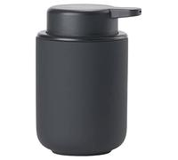 Zone Denmark - Ume, Dispenser per Sapone Liquido, in gres con Rivestimento Soft Touch, Colore Nero