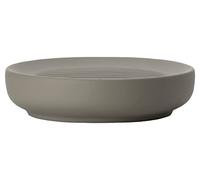 ZONE DENMARK Ume Porta Sapone, Dia 12 x 3 cm, Tortora, Porcellana, Grigio