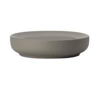 ZONE DENMARK Ume Porta Sapone, Dia 12 x 3 cm, Tortora, Porcellana, Grigio