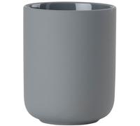 Zone Denmark Ume - Portaspazzolino in gres con rivestimento Soft Touch, colore: Grigio
