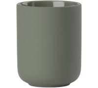 Zone Denmark - Bicchiere spazzolino da denti Ume - Bicchiere da bagno, porta spazzolino - Ordinato - D8,3 cm di altezza 10,3 cm - Elegante e design minimalista e scandinavo - Verde oliva