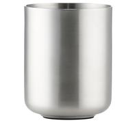 Zone Denmark Ume Portaspazzolino in acciaio inox bello e pratico, diametro 8,3 cm, altezza 10,3 cm, acciaio