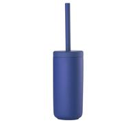 Zone Denmark Ume - Scopino WC in gres con rivestimento Soft Touch, diametro 10 cm, altezza 38,7 cm, blu indaco (blu)