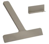 Zone Denmark Ume Squeegee per doccia con supporto, estrattore per doccia, spugna in silicone, tergivetro, 24 x 22 x 2,2 cm, Taupe