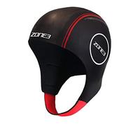 ZONE Gorro de Natación de neopreno, Swim Cap, Adultos Unisex Negro, XS