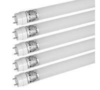 ZONE LED Set di 5 tubi LED da 150 cm, luce bianca fredda (6500 K), 2100 lumen, T8, G13-20 W (equivalente a 58 W), include starter, tubo fluorescente LED, tubo fluorescente
