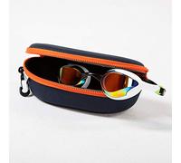 ZONE3 Funda protectora para gafas de natación, Unisex, Navy/Orange, Tamaño único