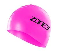 ZONE3 Gorro Natación Silicona, de Unisex, Rosa ad Alta visibilità, Talla única