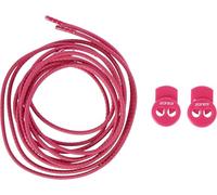 ZONE3 elásticos, Cordones para Zapatos Unisex-Adulto, Rosa Fluo, Talla única
