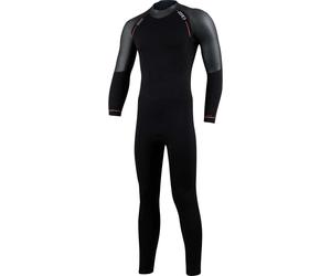Zone3 Men Active-Flex Wetsuit L - Nero/Arancio, Muta da triathlon, Taglia L