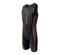 ZONE3 - Trisuit Unisex per Bambini, TS18KADS113/S, Black/Neon Oran, S