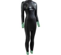 Zone3 women's terraprene vision wetsuit black/green m