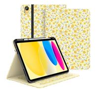 Zonefoker Custodia per iPad di 11a generazione (A16) 11" 2025, per 10a generazione 10,9" 2022, cover in pelle PU per iPad 11/10 a generazione con visione multi-angolo, portapenne, design tascabile
