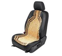 ZONETECH - Cuscino per sedile con perline di legno, qualità premium, massaggiante per auto, doppio filo, con perline di legno, per non stressarsi tutto il giorno