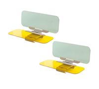 ZONETECH Parasole per parabrezza auto Tac antiriflesso per la notte, confezione da 2, parasole universale di alta qualità e visione notturna anti-abbagliamento (2 pezzi)