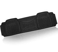 ZONETECH Tappetino in gomma nera resistente per impieghi gravosi - Tappetino universale posteriore 1 pezzo per auto di alta qualità - Protezione per tutte le stagioni - Perfetto per auto, camion e SUV