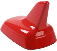 ZONEWD Auto Antenna Pinna Squalo per Audi A1 A3 A4 A5 A6 A7 A8 C5 Q7, Shark Fin Antenna Tetto Segnale Radio FM/AM Potenziato Auto Accessori,Red