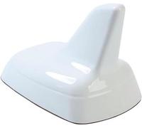 ZONEWD Auto Antenna Pinna Squalo per Renault Clio 4 3 2 1 Sport Espace 4 2 5 Koleos Duster Clio Scenic, Shark Fin Antenna Tetto Segnale Radio FM/AM Potenziato Auto Accessori,White