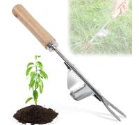 ZoneYan Estirpatore Erbacce Manuale, Sarchiatrice Manuale, Sarchiatore Manuale per Diserbare, Trapiantare, Scavare, Rifilare, Tagliare, Strumento per Diserbare Manuale per Patio, Prato, Cortile (TB)