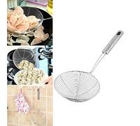 Zonfer 1pc Filtro Skimmer Mestolo in Acciaio Inox Filo Skimmer Spoon, con La Maniglia per Cucina Frittura di Alimenti, Pasta, Spaghetti, Noodle