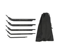 Zonizforceal 5Pcs Air Line Disconnect Tool Set, Heavy Duty Double Ended Brake Airline Disconnect Tool for Big Rig Truck, Commercial Vehicle and Automotive Air Systems with 5 Sizes Steel Tools
