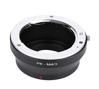 Zonizforceal Adattatore PK - M4/3 per obiettivi PK su corpo macchina Micro 4/3, adattatore in metallo con messa a fuoco all’infinito, messa a fuoco manuale e supporto dell’esposizione