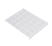 Zonizforceal Portacapsule sotto il cassetto, porta capsule di caffè per 25 capsule , organizer compatto in plastica trasparente con base antigraffio, per uso in o in ufficio