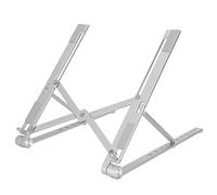 Zonizforceal - Supporto di raffreddamento per notebook in lega di alluminio argento Z83, staffa per la dissipazione del calore del laptop con regolazione ’altezza a 9 livelli, accessori