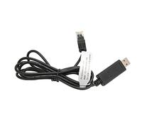 Zonizforceal USB to RS485 PC Communication Cable, Solar Controller PC Communication Cable, 1.5m Brass Converter for Stable Solar Data Transfer with Plug And Play Design
