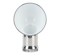 Zonizforceal Ventilatore a Cappuccio Marino da 3 Pollici, Ventilatore a Cappuccio Rotondo Bianco in Acciaio Inossidabile per Barche, Navi, Yacht, Design meteorologico ad Alta Resistenza con