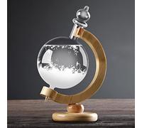 ZONJIE Vetro tempesta per previsioni del tempo, tempesta di cristallo sferico per previsioni del tempo, regalo creativo per ufficio, scrivania, decorazione per la casa