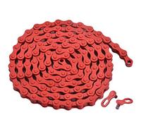 zonkie Catena per bicicletta a velocità singola (rosso, 1/2" x 1/8" 116 maglie)