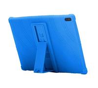 ZONLIN Generico Custodia Cover per Lenovo Tab 4 10 Plus B-X304F/N/TB-X704F/N Tablet da 10,1 Pollici, Custodia Tablet in Silicone con Supporto, Blu