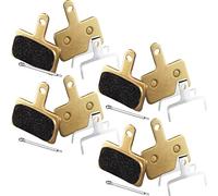 Zonon 4 Pairs Sintered Metal Bike Brake Pads Compatible with Shimano Trp Tektro Deore Br-m575 M525 T615 T675 M505 M495 M486 M485 M475 M465 M447 M446 M416 M375 M315 C501s