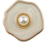 ZONSHJDKR Bottoni per Vestiti 6 Pezzi di Bottoni in Metallo con Perline for Accessori Decorativi for Vestiti, Grandi da Cucito for Cappotti e Giacche, abbellimenti Fai Te, 23 mm(18mm)